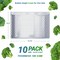 Thermal Insulated Bubble Mailers 13.75 x 10.5 Silver Foil Insulated Shipping Bags for Food 10 Pack Metalized Self Seal Padded Envelopes TamperProof Packaging Bags for Hot and Cold Food
